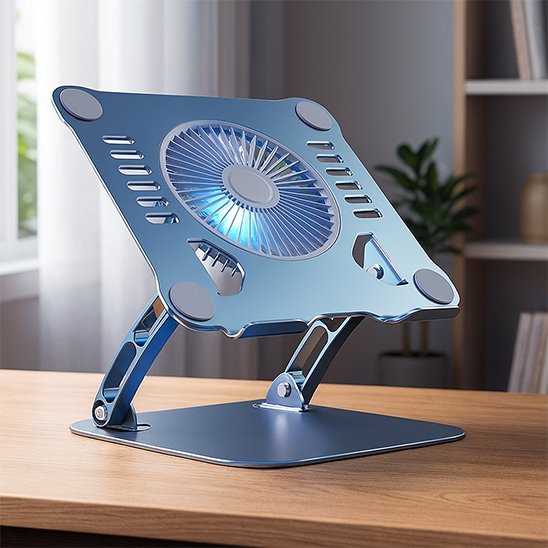 Refroidisseur pc portable grille aeration laterale