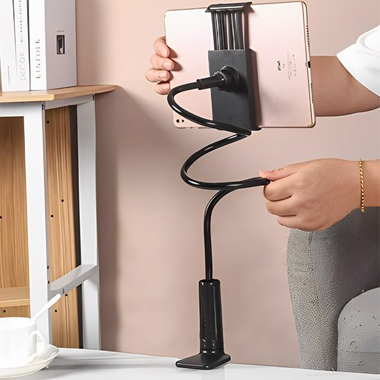 Support pour tablette structure metal resistant