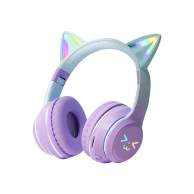 Casque audio enfant violet