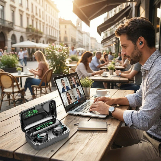 Ecouteur bluetooth HiFi Sport resto cafe conference