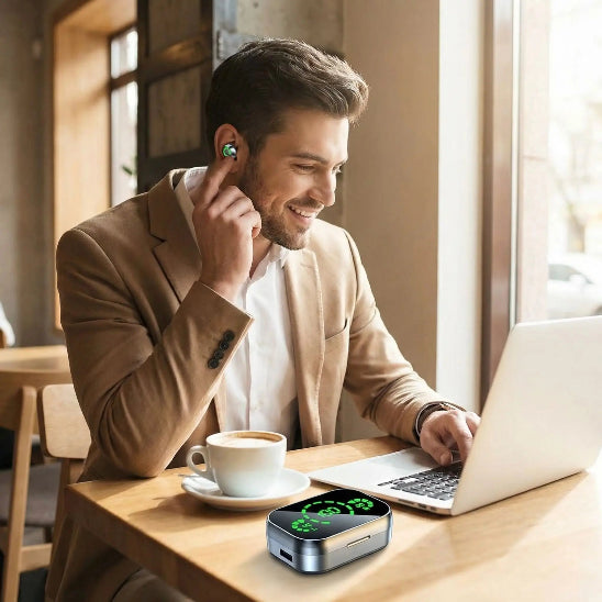 Ecouteurs bluetooth Bluetooth 5.3 resto cafe