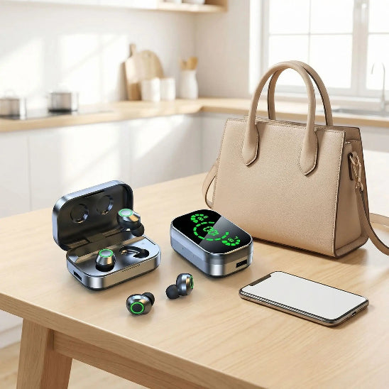 Ecouteurs bluetooth Bluetooth 5.3 telephone sac a main