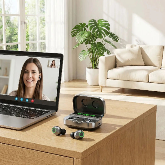 Ecouteurs bluetooth Bluetooth 5.3 video conference