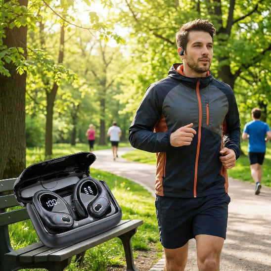 Ecouteurs bluetooth course a pied sport HiFi IP7