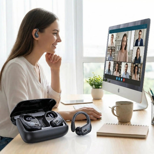 Ecouteurs bluetooth pratique conference sport HiFi IP7