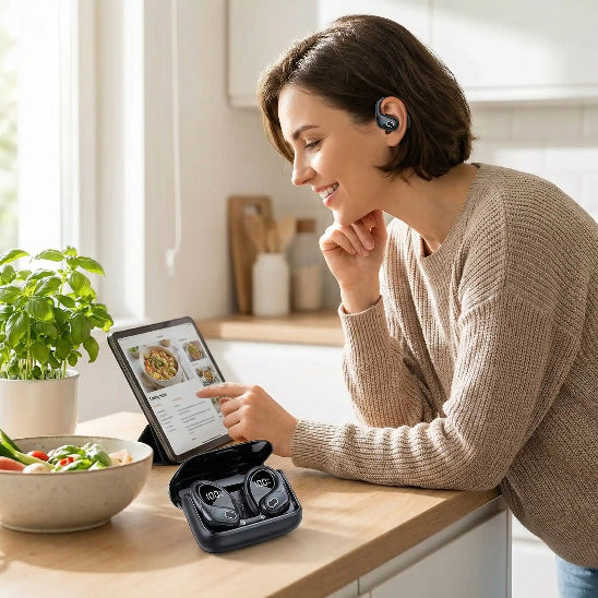 Ecouteurs bluetooth suivre recette sport HiFi IP7