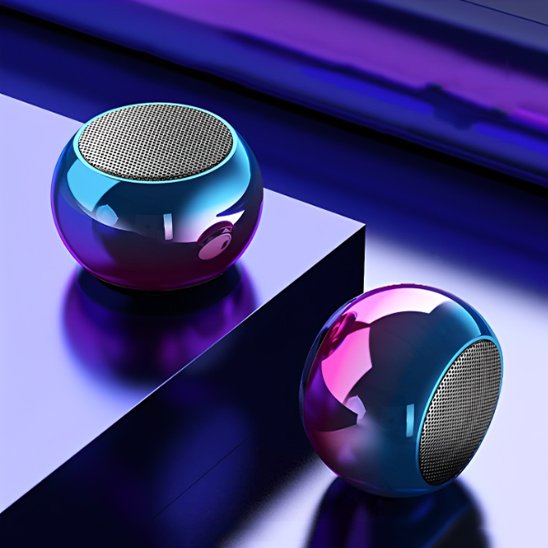 Haut parleur bluetooth acier metal petit premium immersive