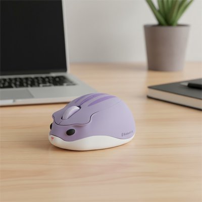 Souris Bluetooth Sans Fil violet hamster ProPrecision