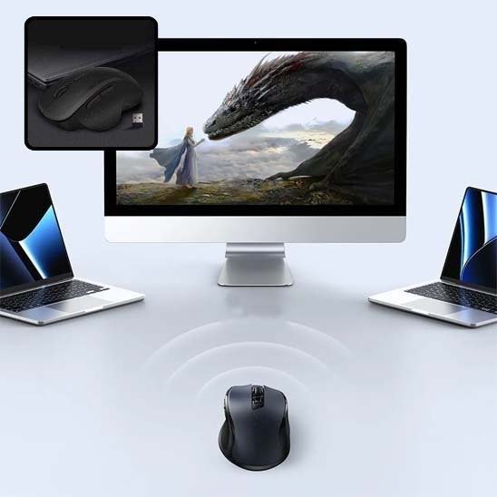 Souris sans fil | Ergo Freedom multi appareil