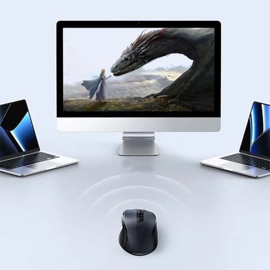 Souris sans fil | Ergo Freedom multi appareil pratique