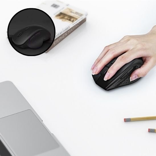 Souris sans fil | Ergo Freedom pouce offrant confort