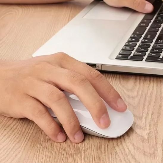 Souris sans fil | Ergonomique blanc pratique