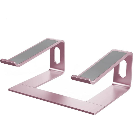 Support Ordinateur rose