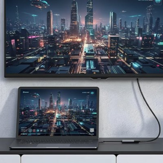 adaptateur hdmi universel haute qualite du portable a ecran television