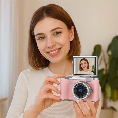 Appareil photo compact prise main ergonomique