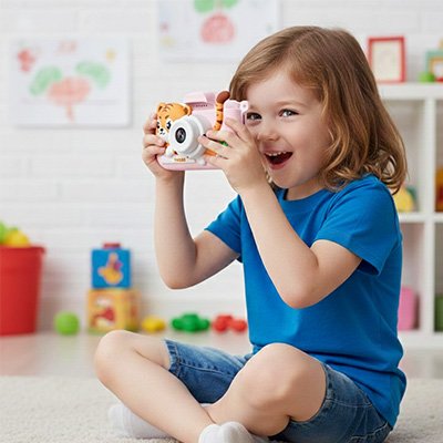 Appareil photo enfant adaptees morphologie jeunes utilisateurs
