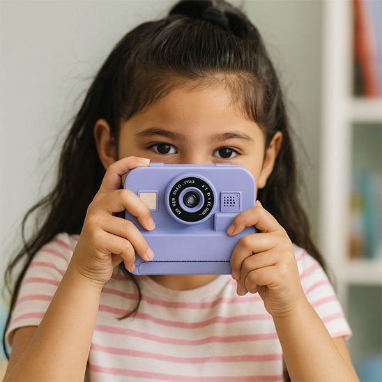Appareil photo enfant coloris pastels