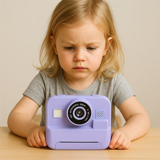 Appareil photo enfant ecran viseur central cadrer facilement