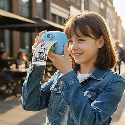 Appareil photo enfant impression instantanee