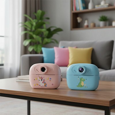 Appareil photo enfant motifs ludiques adaptes enfants