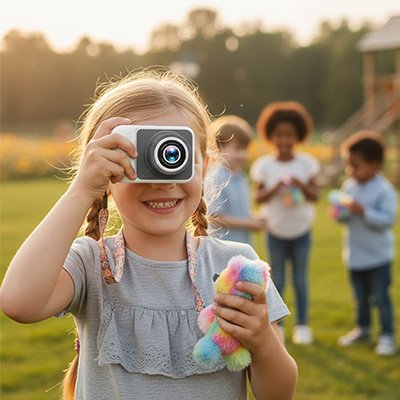 Appareil photo enfant poids reduit facilitant transport 