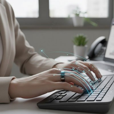 Bague connectée sans rechargement fréquent 