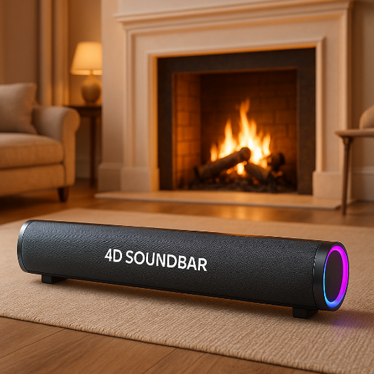 barre de son noir 4d puissant