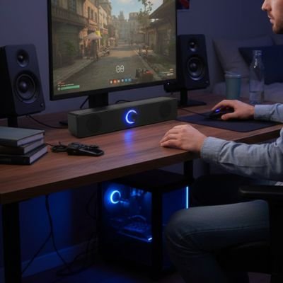 Barre de son PC gaming multimédia