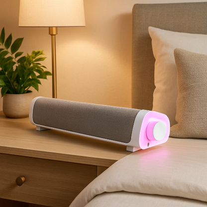 barre de son blanc 4d puissant pratique