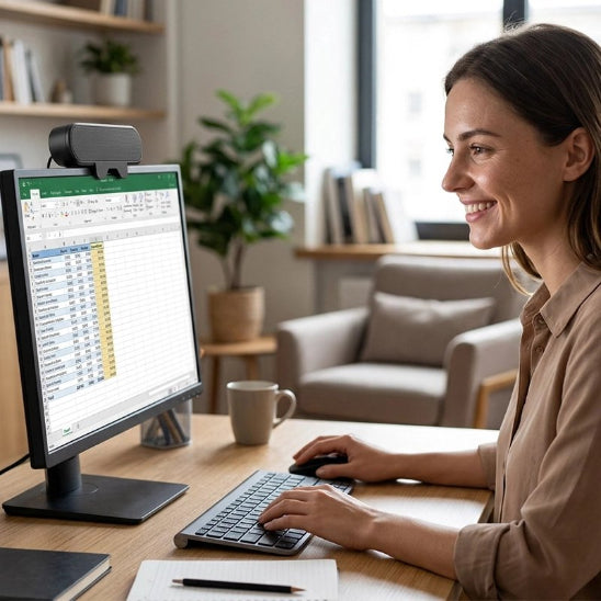 barre de son pc clairvoix femme clavier souris