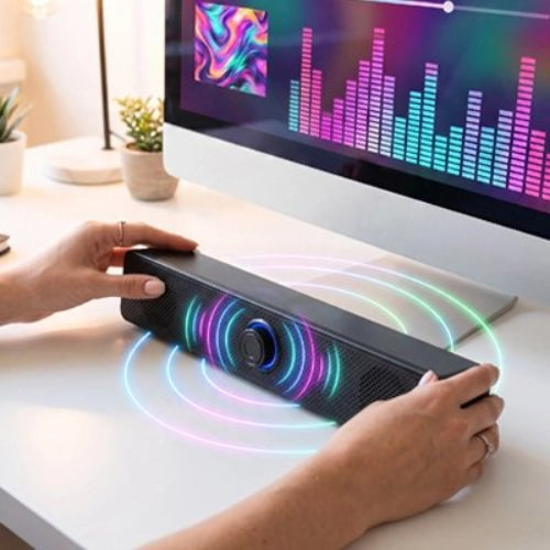 barre de son pc gaming immersif beaucoup de couleur