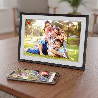 Cadre photo numérique souvenir famille