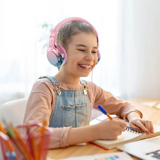 Casque audio enfant apprentissage en ligne