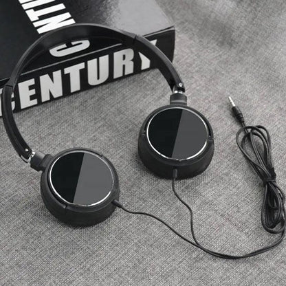 Casque audio filaire pliable transportable structure compacte