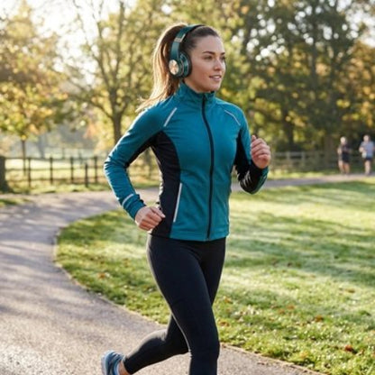 casque audio sans fil immersif 30h femme parc course a pied