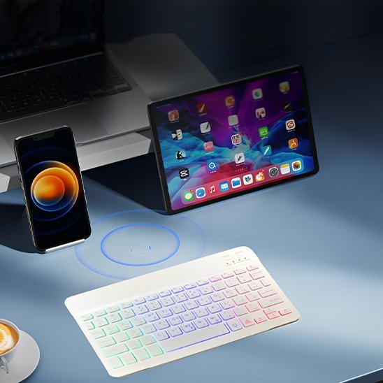 clavier ergonomique confort pro blanc