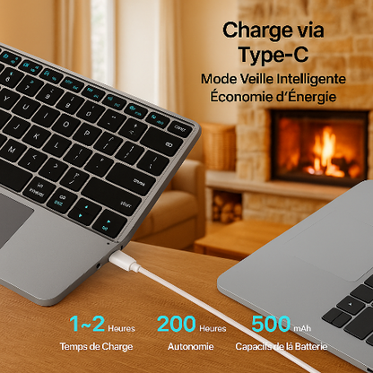 clavier bluetooth batterie longue duree