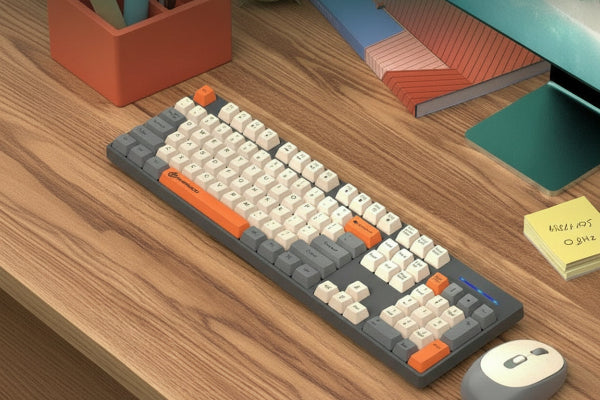 clavier et souris sans fil 2.4 ghz Shipadoo Ergonomique