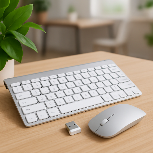 clavier et souris sans fil duo technologique combine élégance