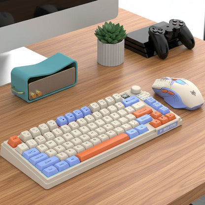 clavier et souris sans fil ergonomique bluetooth plante manette jeu