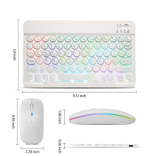 clavier et souris sans fil ergonomique grandeur