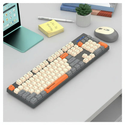clavier et souris sans fil trois couleur Shipadoo Ergonomique
