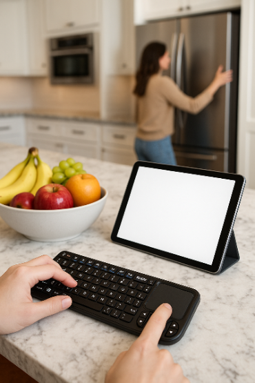 clavier sans fil polyvalence bout doigts