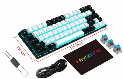 claviers ergonomeca femme portable blanc