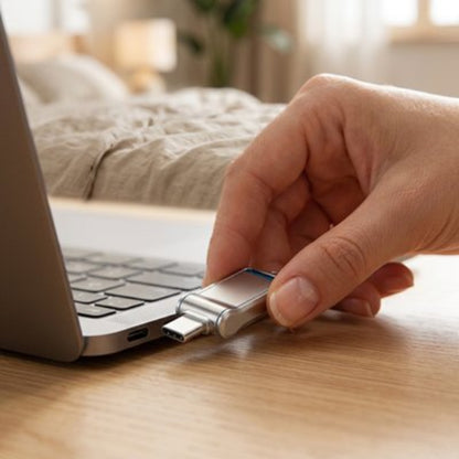 cle usb 1to et 2to portable securisee dans la main chambre