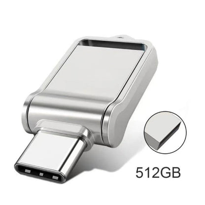 cle usb etanche2To argent 512 go