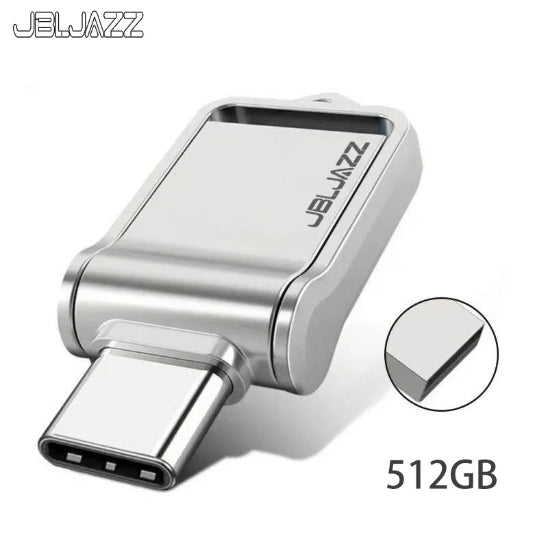 cle usb haute vitesse type-c 512 go argent 512 gb