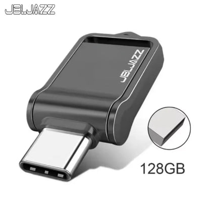 cle usb haute vitesse type-c 512 go noir 128 gb