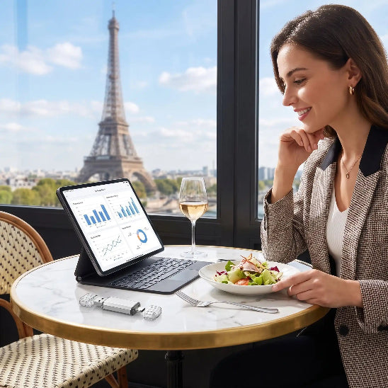 cle usb otg 2 en 1 femme a paris dans resto