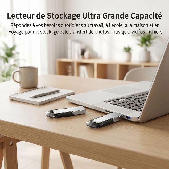 cle usb speedmetal 3.2 note cafe travail